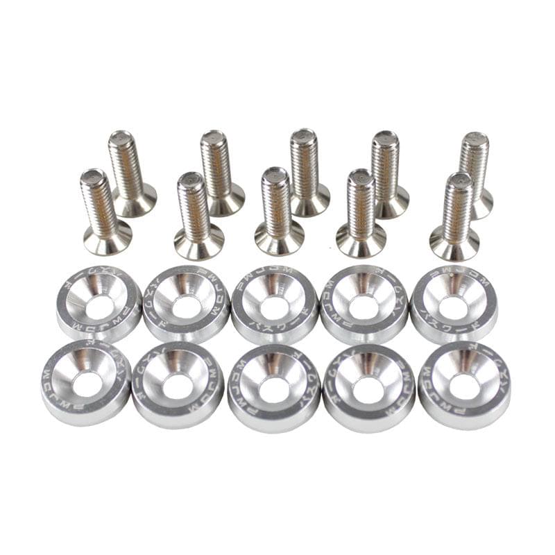 10PCS Aluminum Fasteners / Washer JDM (Hex M6X20)