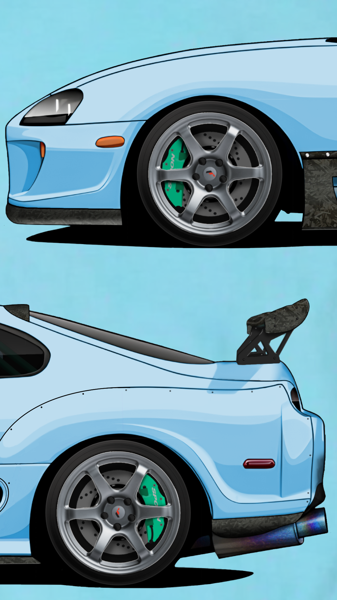 blue supra