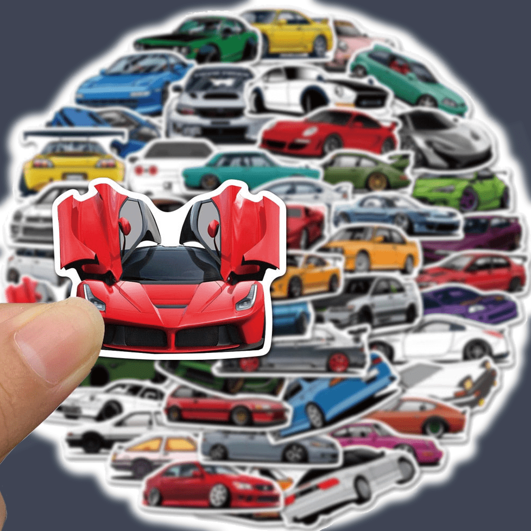 10/30/50/100PCS JDM Car collection sticker