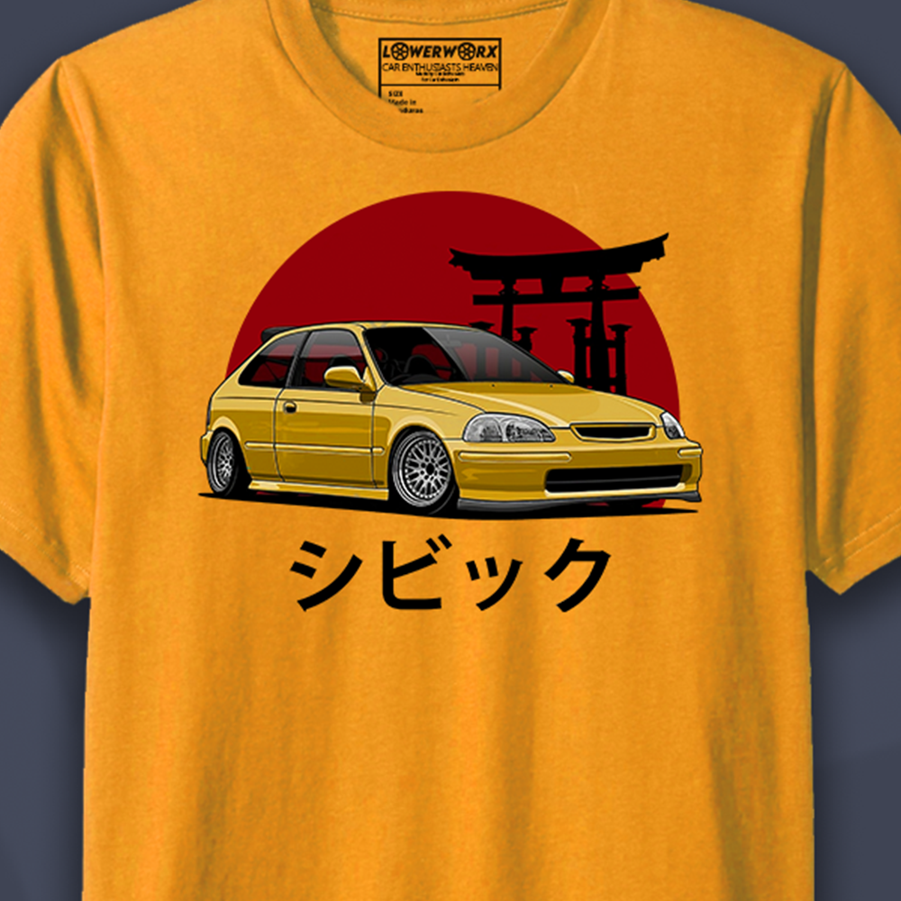 Civic EK Red Sun