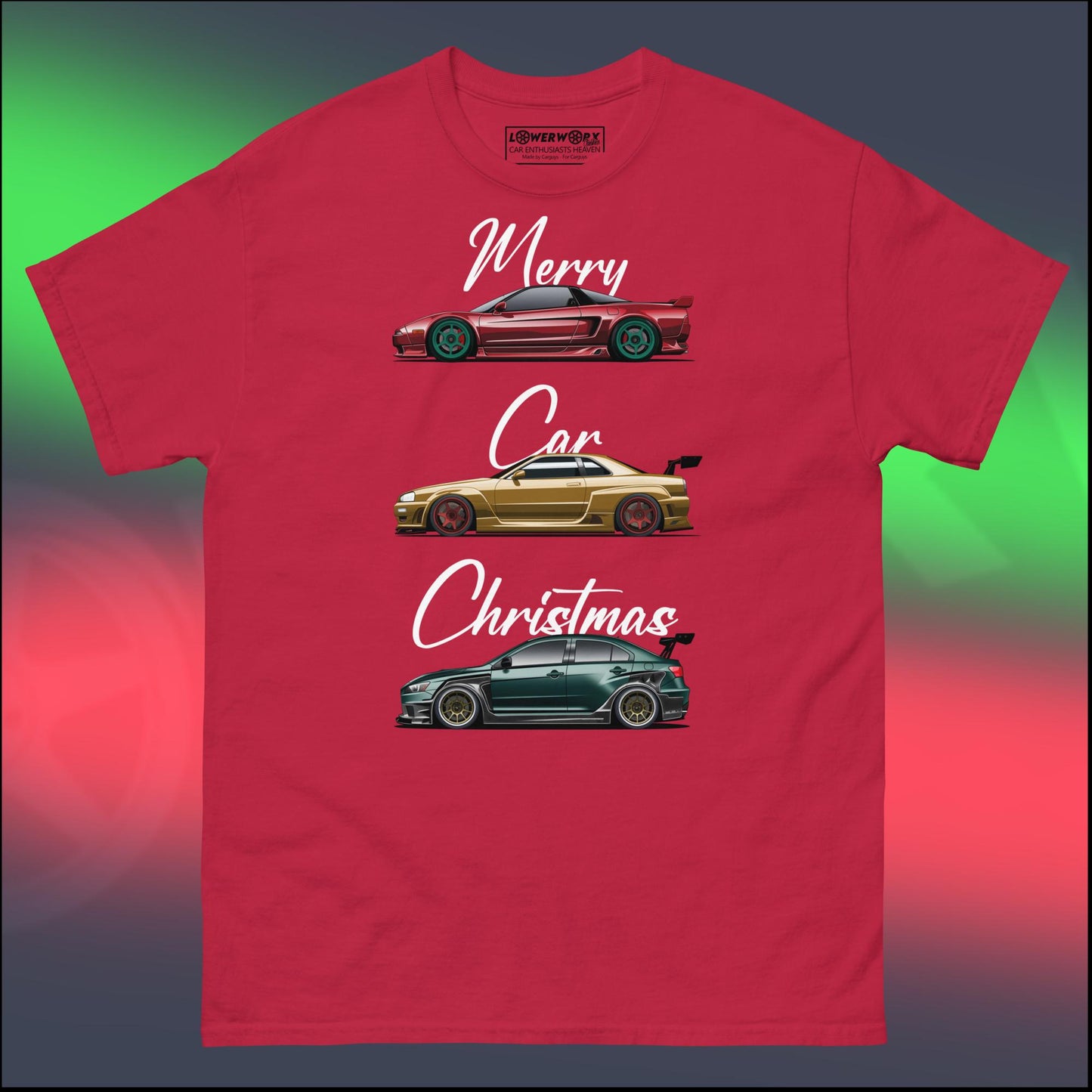 Merry Car Christmas Trio