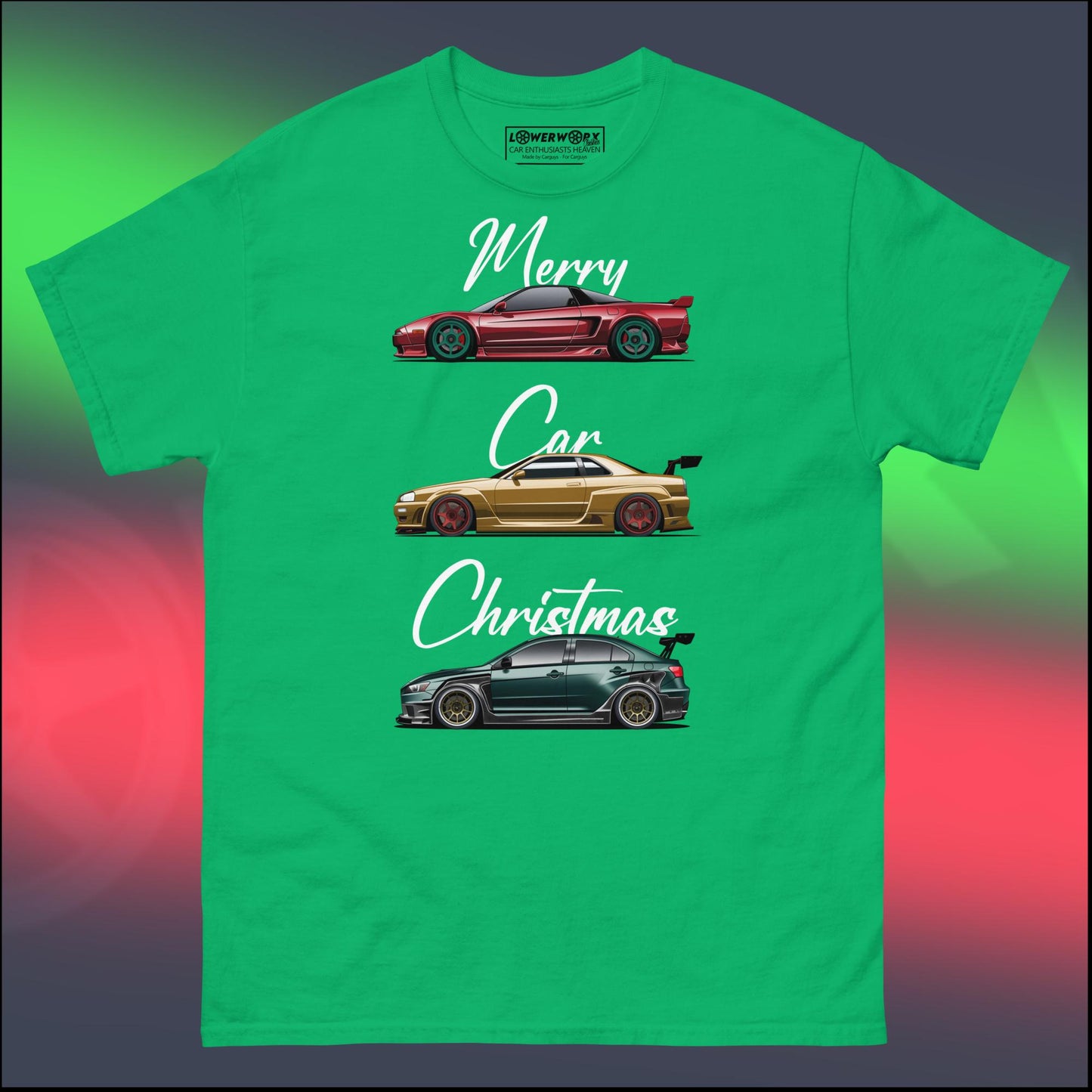 Merry Car Christmas Trio