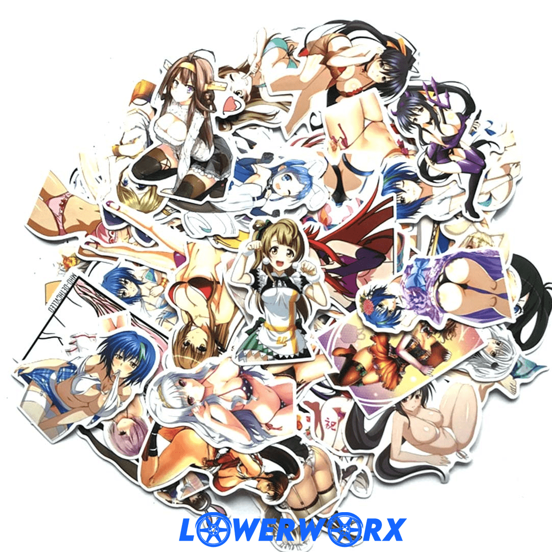 70PCS Your Sexy Anime Girlfriend Sticker Collection