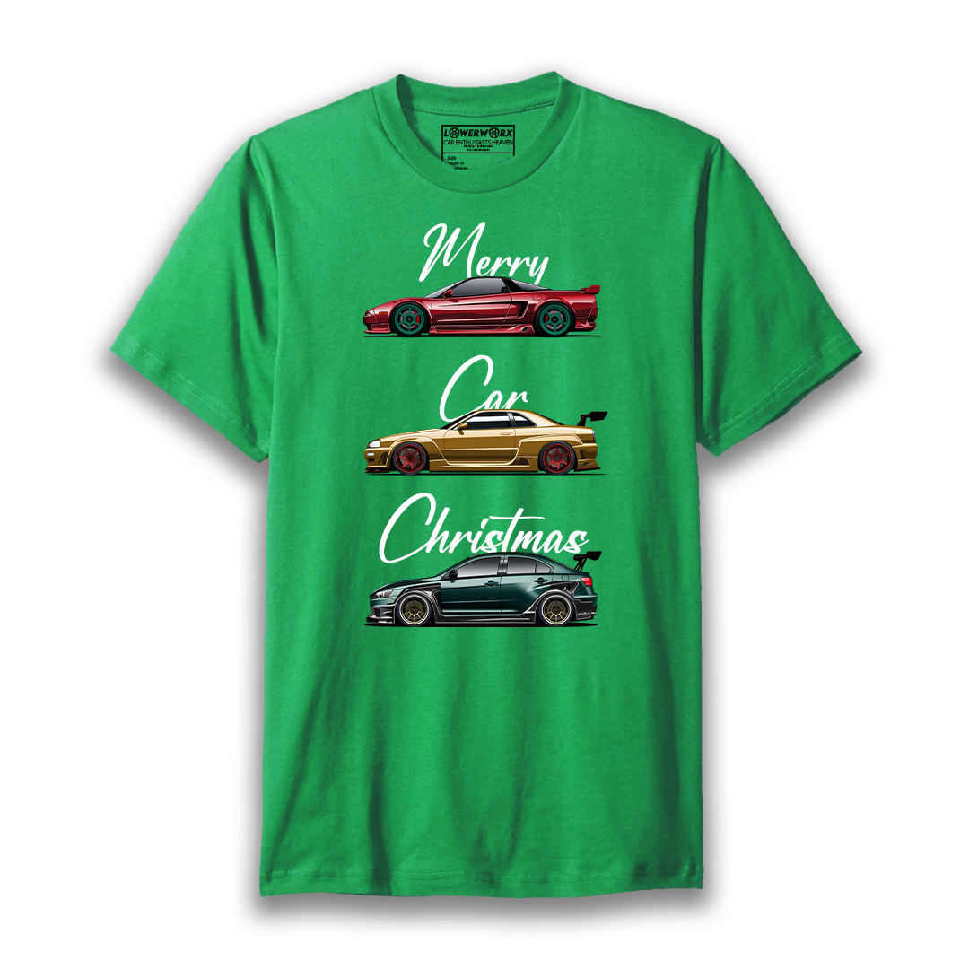 Merry Car Christmas Trio