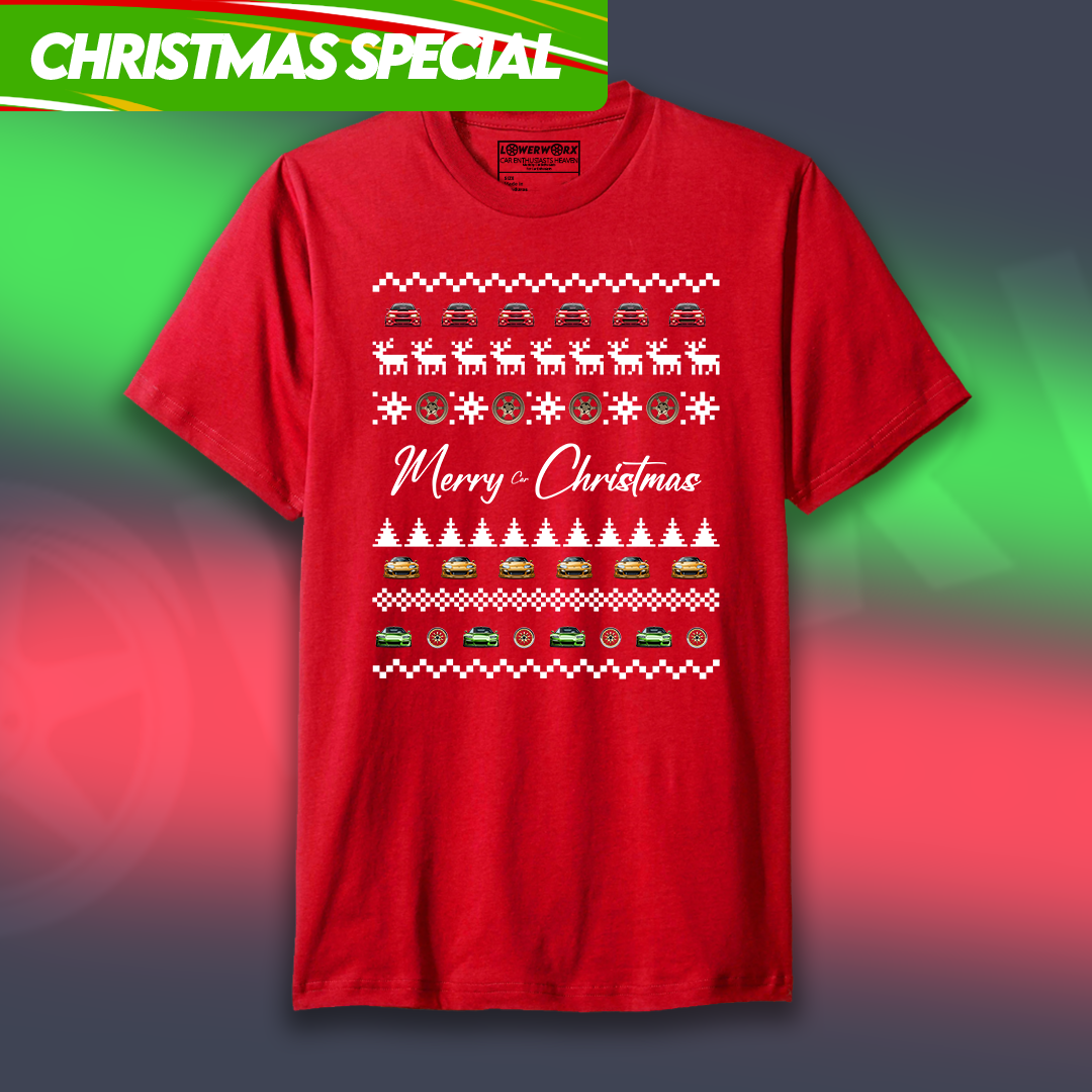 Christmas Design Cars and Pixels