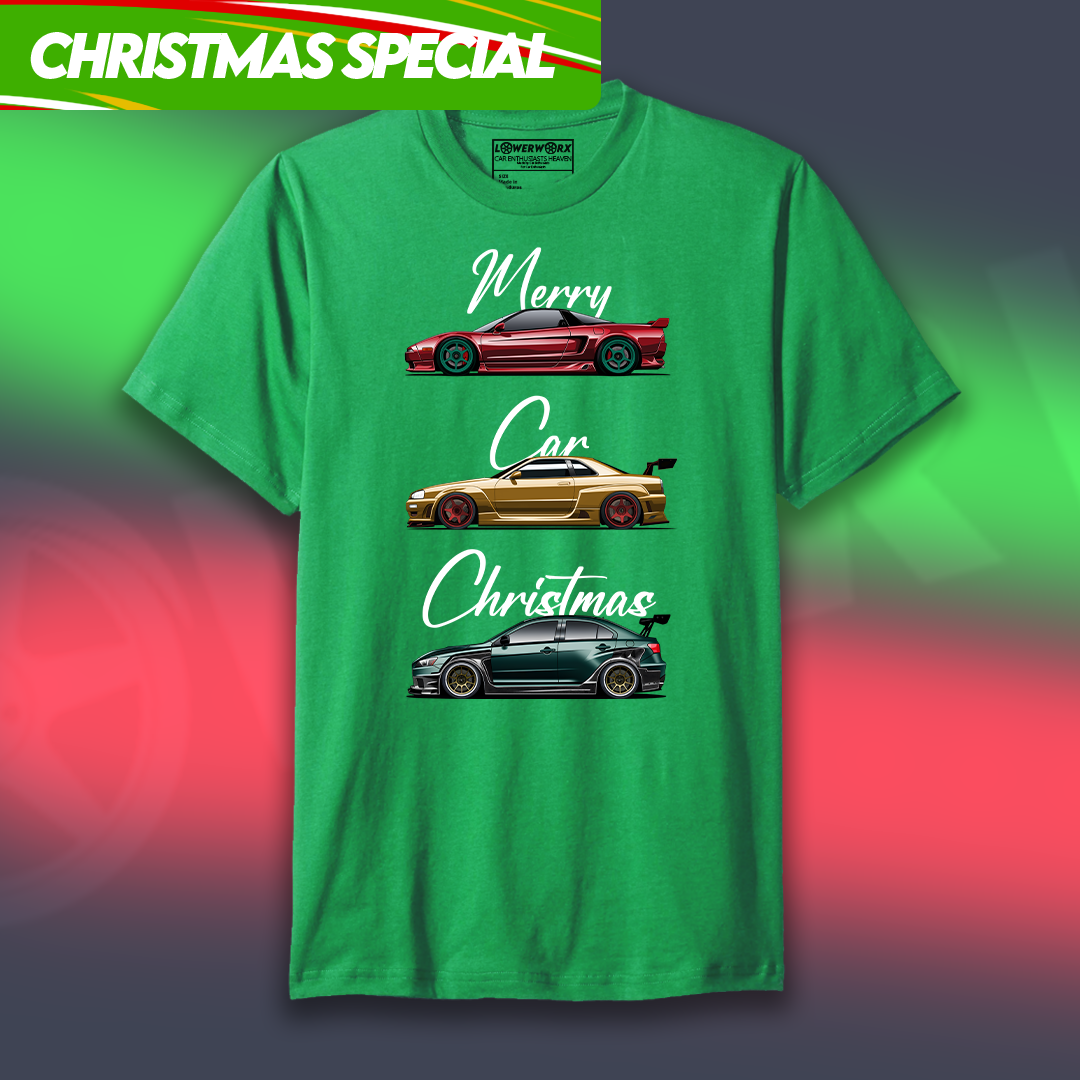 Merry Car Christmas Trio