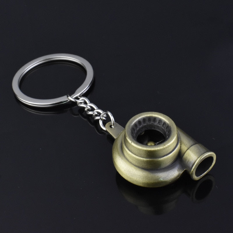 Mini Turbocharger Keychain (Spinning Turbine) - LOWERWORX