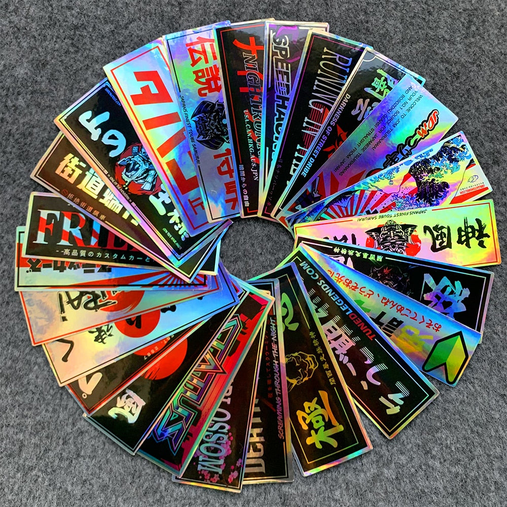 Slapsticker Rainbow Foil Style - LOWERWORX