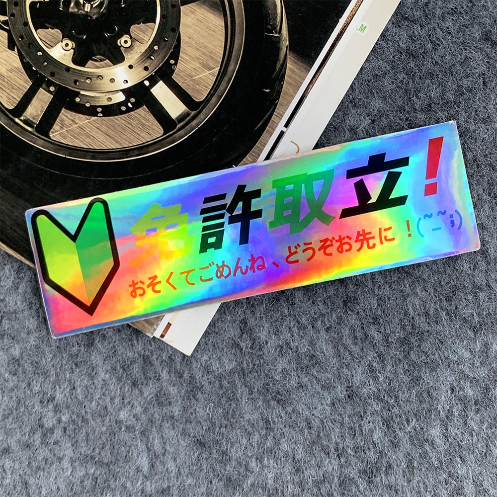 Slapsticker Rainbow Foil Style - LOWERWORX
