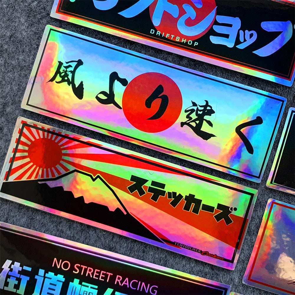 Slapsticker Rainbow Foil Style - LOWERWORX