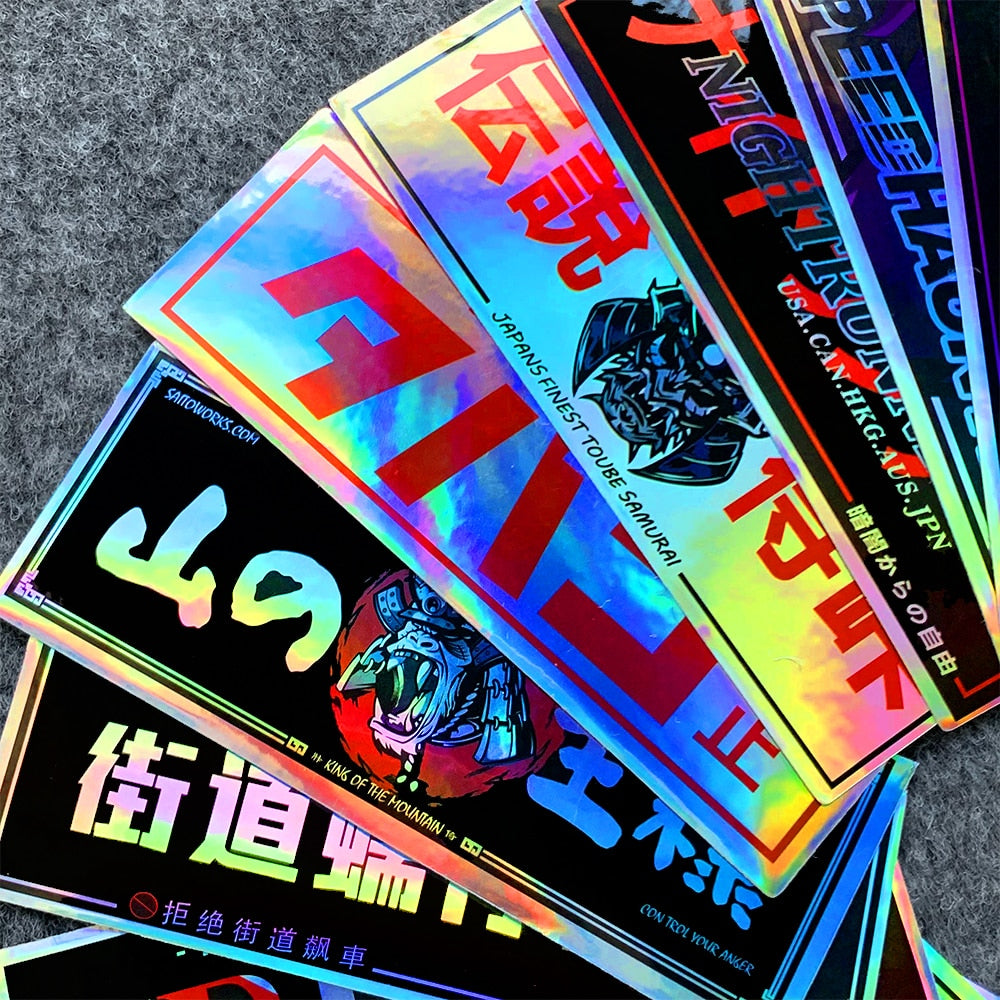 Slapsticker Rainbow Foil Style - LOWERWORX