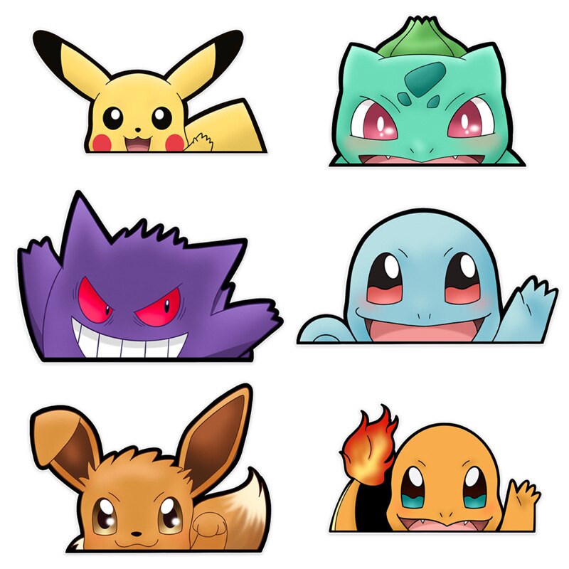Pokemon Window Stickers - LOWERWORX