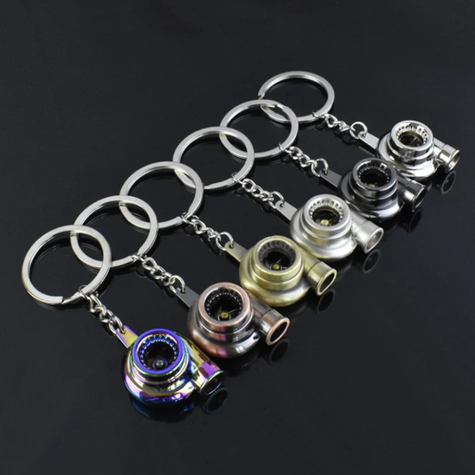 Mini Turbocharger Keychain (Spinning Turbine) - LOWERWORX
