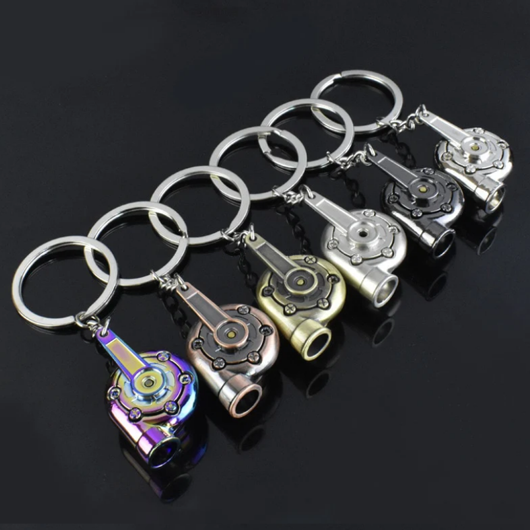 Mini Turbocharger Keychain (Spinning Turbine) - LOWERWORX