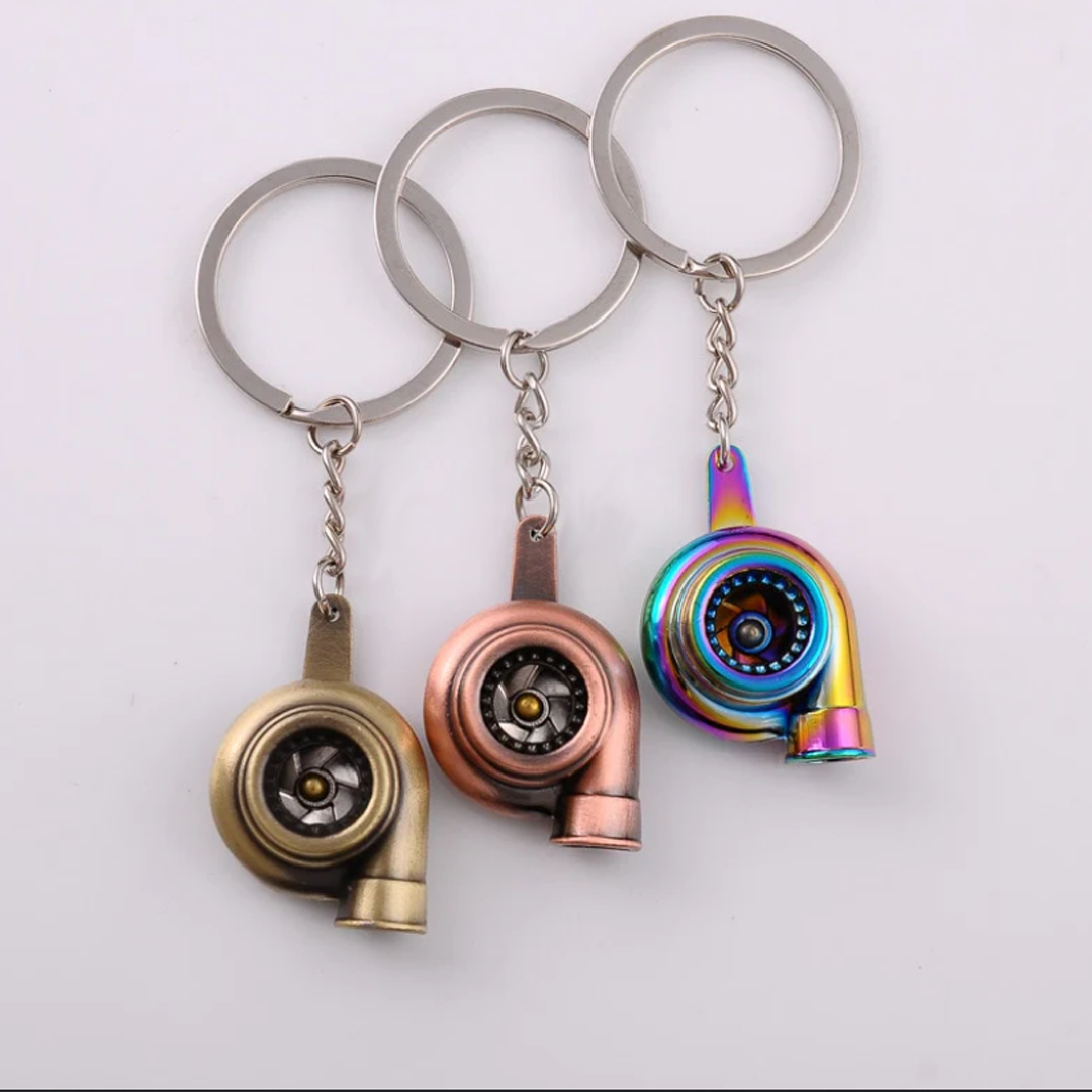 Mini Turbocharger Keychain (Spinning Turbine) - LOWERWORX