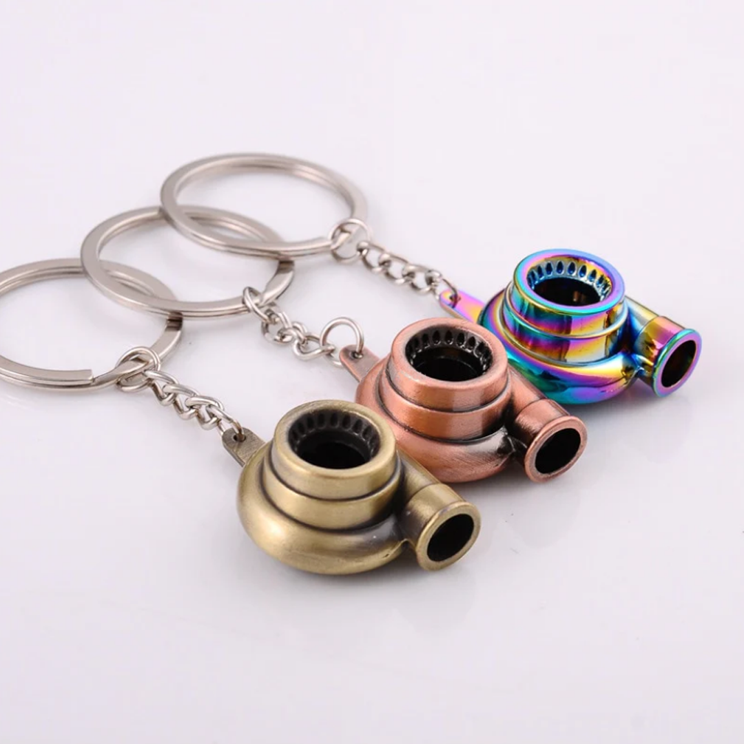 Mini Turbocharger Keychain (Spinning Turbine) - LOWERWORX