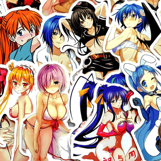70PCS Your Sexy Anime Girlfriend Sticker Collection