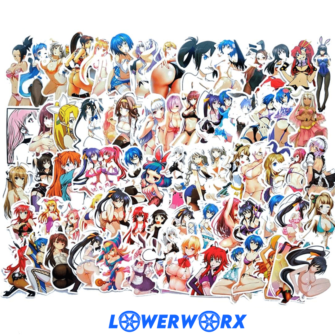 70PCS Your Sexy Anime Girlfriend Sticker Collection